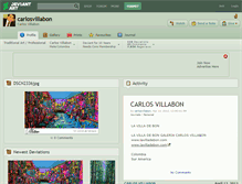 Tablet Screenshot of carlosvillabon.deviantart.com