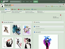 Tablet Screenshot of black-em.deviantart.com