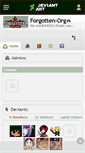 Mobile Screenshot of forgotten-org.deviantart.com