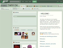 Tablet Screenshot of forgotten-org.deviantart.com