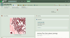 Desktop Screenshot of curly-top-club.deviantart.com