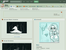 Tablet Screenshot of ibinx.deviantart.com