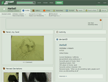 Tablet Screenshot of marball.deviantart.com