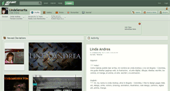 Desktop Screenshot of lindasenorita.deviantart.com