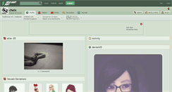 Desktop Screenshot of chelx.deviantart.com