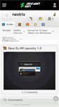 Mobile Screenshot of nextrix.deviantart.com