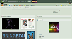 Desktop Screenshot of looski.deviantart.com