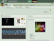 Tablet Screenshot of looski.deviantart.com