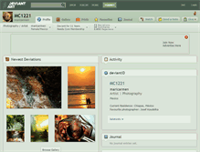 Tablet Screenshot of mc1221.deviantart.com