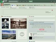 Tablet Screenshot of cazzaritch.deviantart.com