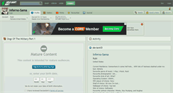 Desktop Screenshot of inferno-sama.deviantart.com