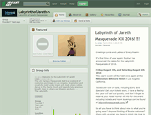 Tablet Screenshot of labyrinthofjareth.deviantart.com