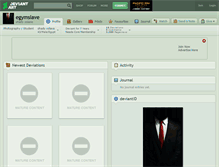 Tablet Screenshot of egymslave.deviantart.com