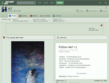 Tablet Screenshot of jl7.deviantart.com
