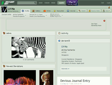 Tablet Screenshot of lv-na.deviantart.com