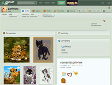 Tablet Screenshot of loriwinx.deviantart.com