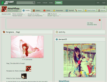 Tablet Screenshot of mmewhoo.deviantart.com