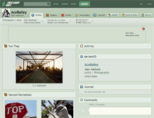 Tablet Screenshot of acebailey.deviantart.com