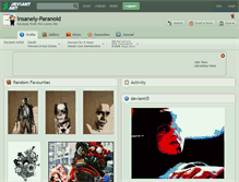 Tablet Screenshot of insanely-paranoid.deviantart.com