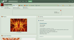 Desktop Screenshot of primeprimate.deviantart.com