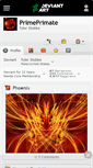 Mobile Screenshot of primeprimate.deviantart.com