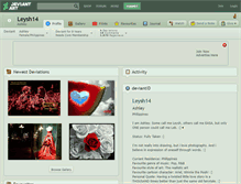 Tablet Screenshot of leysh14.deviantart.com