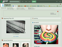 Tablet Screenshot of kingkool6.deviantart.com