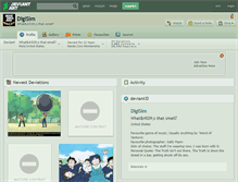 Tablet Screenshot of digisim.deviantart.com