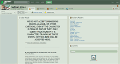 Desktop Screenshot of hartman-style.deviantart.com