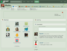 Tablet Screenshot of elfeytha.deviantart.com