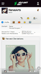 Mobile Screenshot of nanasarts.deviantart.com