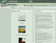 Tablet Screenshot of fujifilm-global.deviantart.com