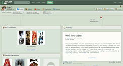 Desktop Screenshot of joe-g.deviantart.com