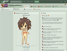 Tablet Screenshot of chibiskawaii4ever.deviantart.com