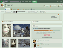 Tablet Screenshot of lily-macovei.deviantart.com