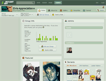 Tablet Screenshot of elvis-appreciation.deviantart.com