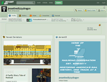 Tablet Screenshot of jessethedizzydragon.deviantart.com