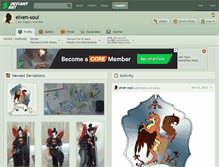 Tablet Screenshot of elven-soul.deviantart.com