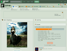 Tablet Screenshot of falabogu.deviantart.com