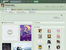 Tablet Screenshot of crimson-kaito.deviantart.com