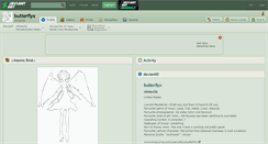 Desktop Screenshot of butterflyx.deviantart.com