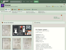 Tablet Screenshot of octomar.deviantart.com