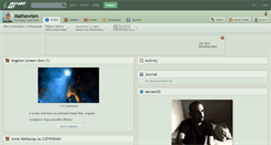 Desktop Screenshot of mathewism.deviantart.com