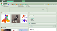 Desktop Screenshot of latiume.deviantart.com