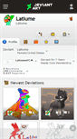 Mobile Screenshot of latiume.deviantart.com