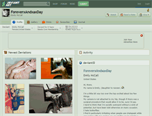 Tablet Screenshot of foreverxandxaxday.deviantart.com