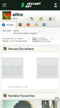Mobile Screenshot of alllice.deviantart.com