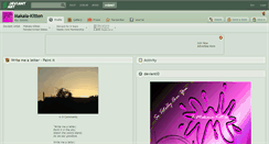 Desktop Screenshot of makaia-kitten.deviantart.com