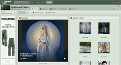 Desktop Screenshot of mystical-art-club.deviantart.com