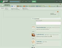 Tablet Screenshot of elwio12.deviantart.com